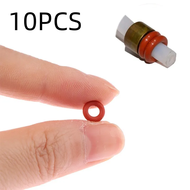 10pcs O-rings Food Grade Silicone For Coffee Machine Pressure Tube O Sealing Washer Red VMQ Repair Box Assortment Kit