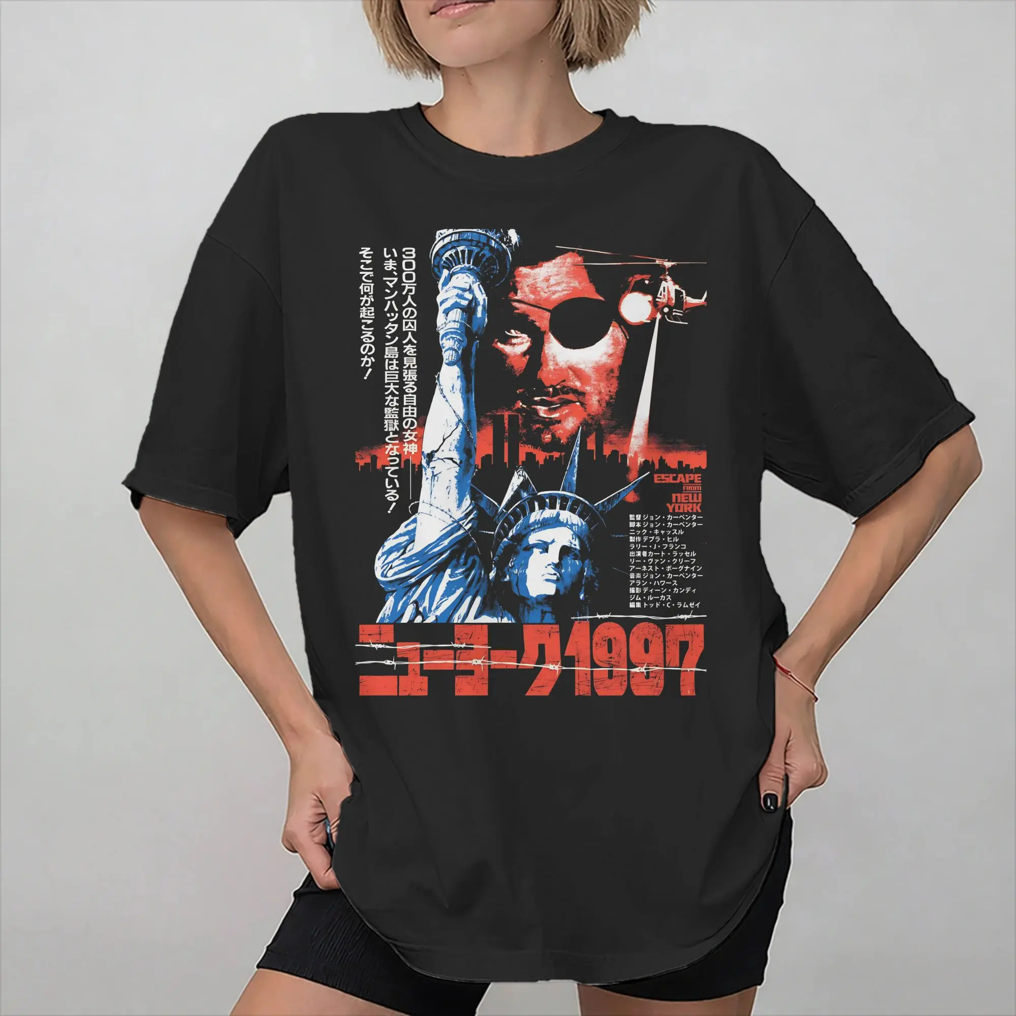 Men Women New Arrival Escape From New York Snake Plissken   Tee T Shirt Cotton  T-shirts Clothing