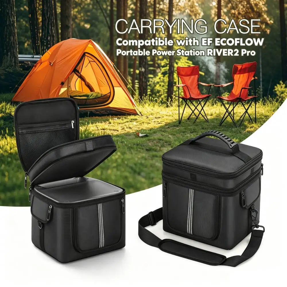 Bolsa de Transporte Impermeable para Estación de Energía Portátil, Bolsa de Almacenamiento de Viaje para Ecoflow River 2 Pro, para Ecoflow River 2 Max/3/3 Plus