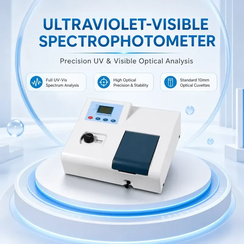 i BAXIT UV752 Visible Spectrophotometer 120 Lines/mm Grating High-precision Portable Spectrophotometer