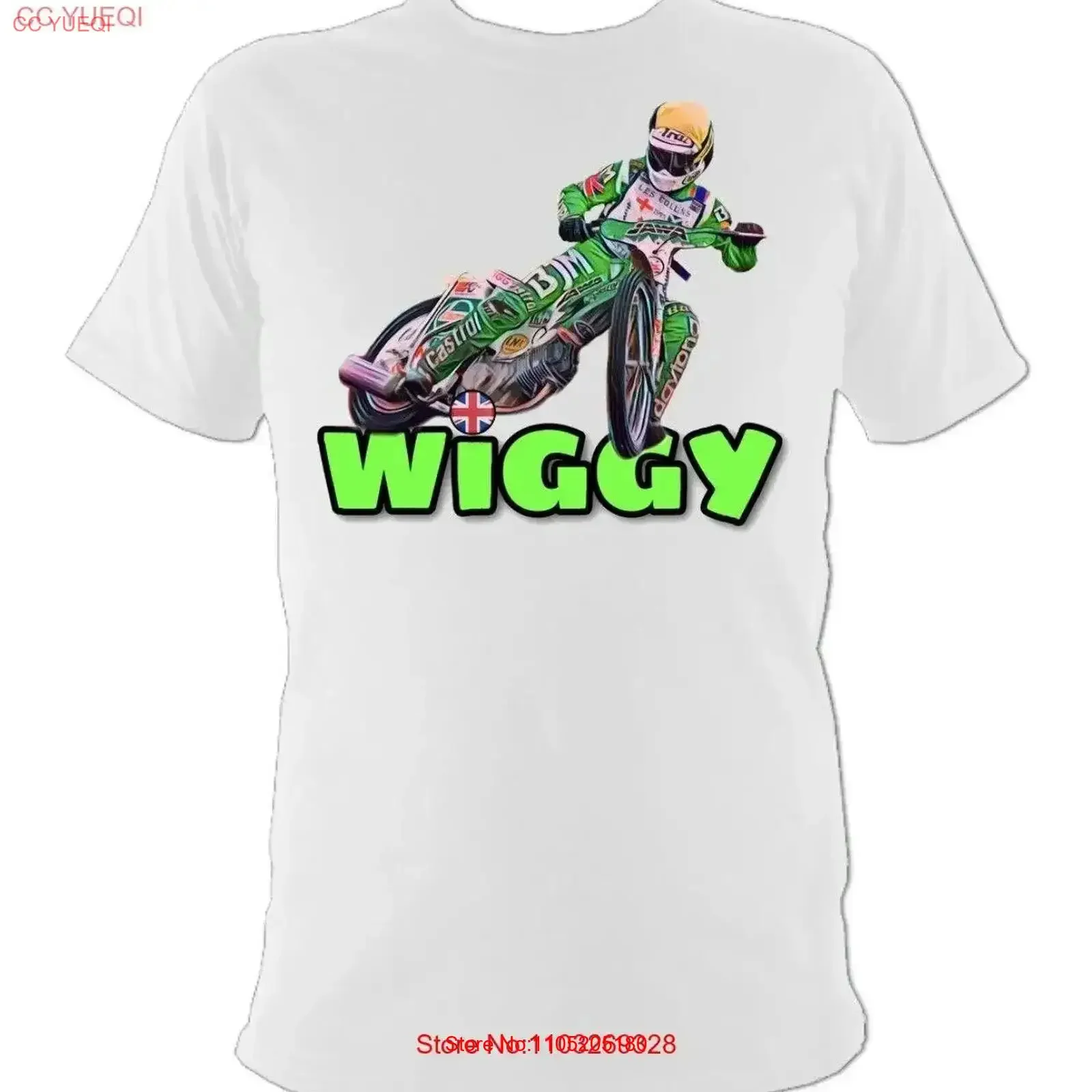 Simon Wigg Speedway T Shirt vintage Washed fashion Slightly Comfortable Stylish graphic Breathable homme Top For Everyday Wear