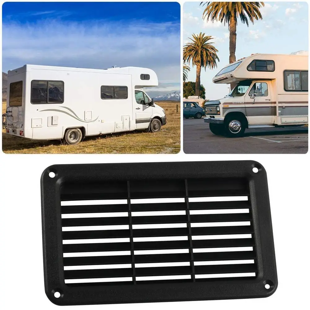 193x122mm Ventilation Blade Caravan Retrofit Vent Grill Cover Boat Marine Parts Louvered Vents