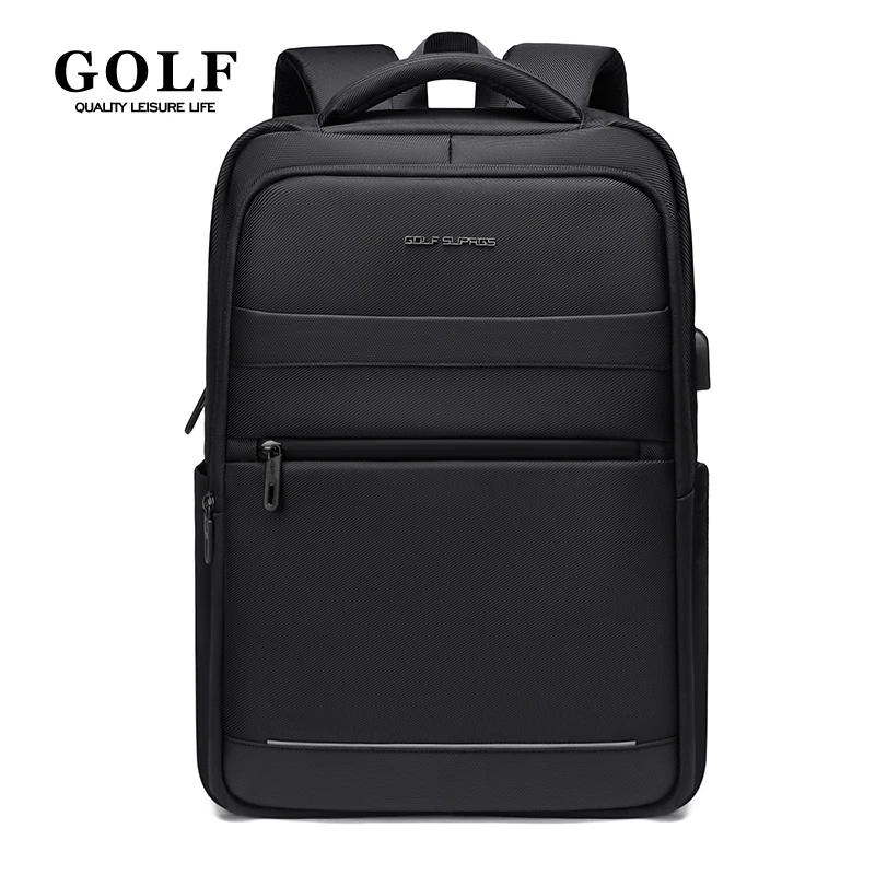 GOLF Backpack Men Business Large 16 Inch Laptop Backpack with usb Charge Port iPad Compartment Professional Man Back Pack Office