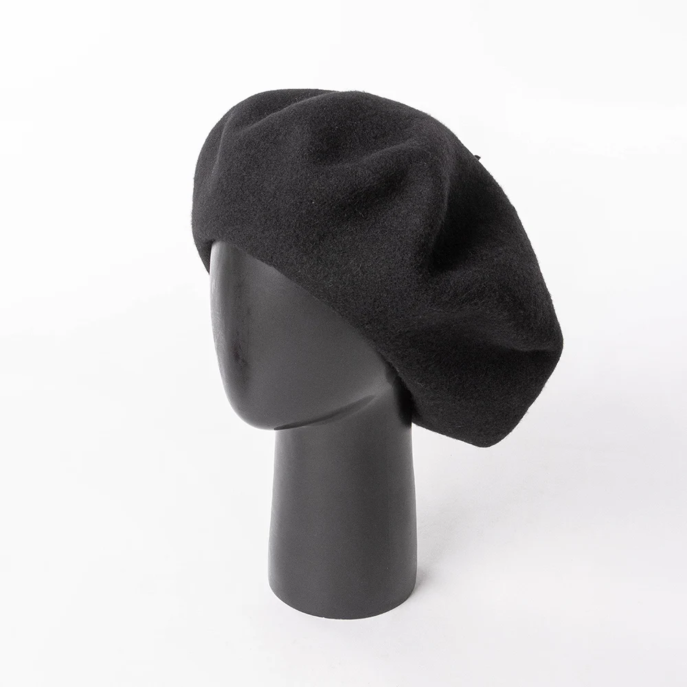 Wool Beret with extra big size 32cm Diamter Unisex Beret plus size knitted wool beret