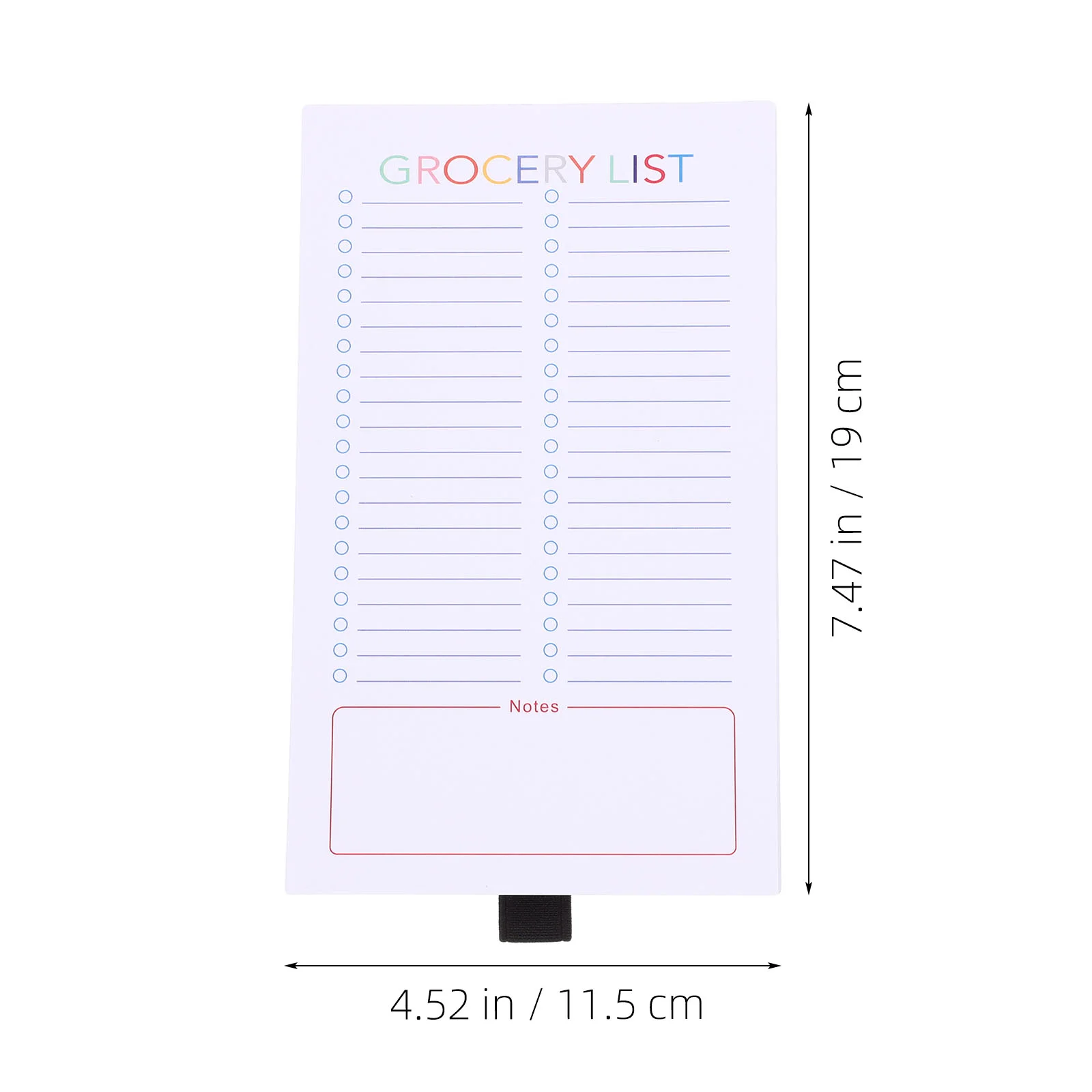 Notebook Daily Grocery Planner List Pad Shopping Notepads The Paper Writing Memo Student