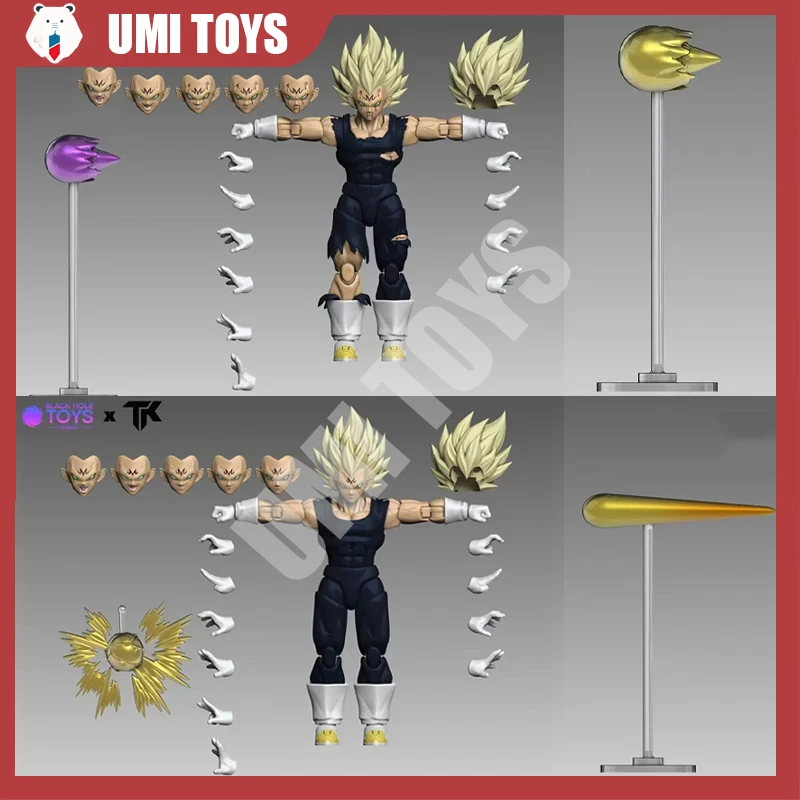 

Black Hole Toys & TK Vegeta Dragon Ball SHF Super Saiyan SSJ Majin Vegeta Full Power Anime Action Figures Model Kid Toys