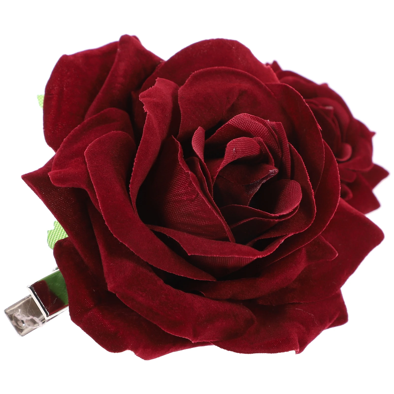

Rose Flower Hairpin Pearl Fabric Clips for Women Bride Bridesmaid Prom Party Accessories Wedding Hair Tools Styling