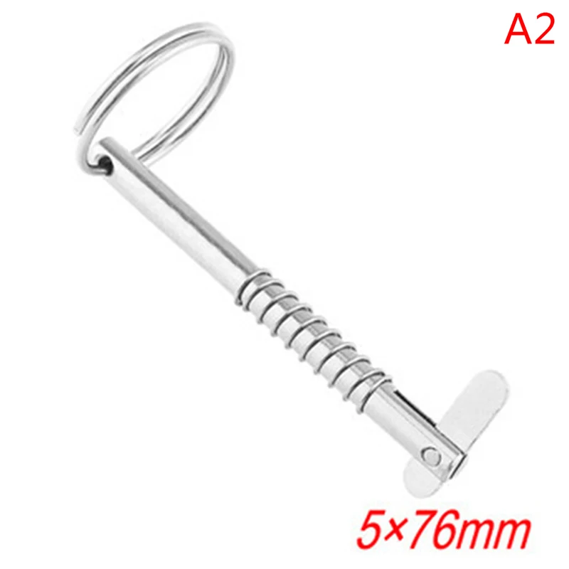 5mmx51mm Marine Grade 316 Stainless Steel Quick Release Pin For Boat Bimini Top Deck Hinge Marine Hardware Boat 1 Pc