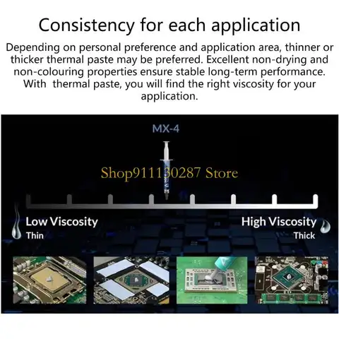 J1HC MX-4 Heat Sink Paste MX4 8g Thermal Paste Thermal Grease Compound For Effective Temperature Control