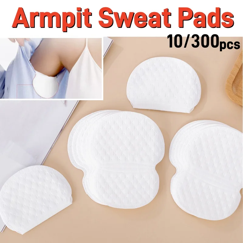 Disposable Underarm Armpit Sweat Pads Sweat-absorbing Patch Summer Deodorants Non-woven Pads Breathable Ultra-thin 10-300Pcs