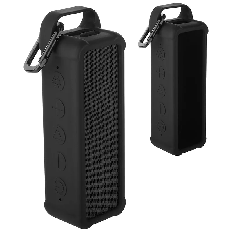 

Speaker Case for Anker For Soundcore 2 in Silicone with Carabiner Designed for Easy Carry and Strong Protection
