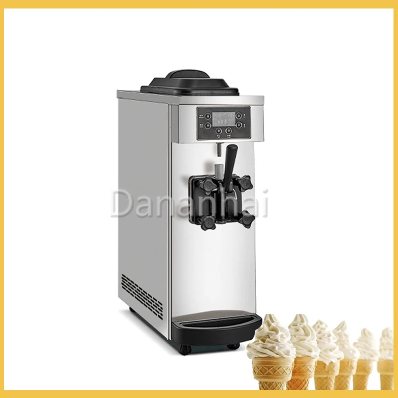 

Including Tariffs 220V 110V Commercial High Quality Soft Ice Cream Machine Single Head Chocolate Sundae Machine