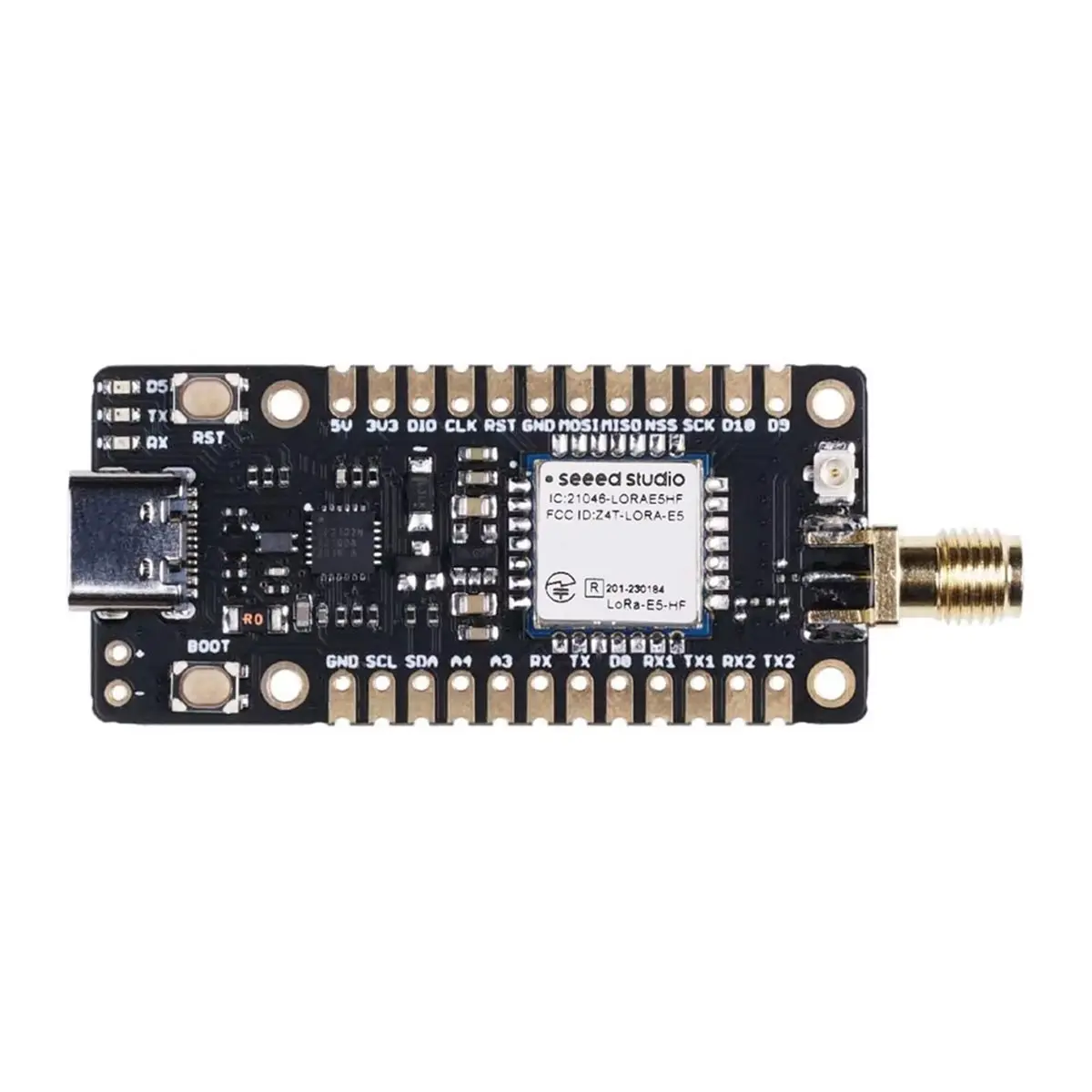New Electronics Wio-E5 Mini Dev Board - STM32WLE5JC, ARM - and SX126x Embedded, Supports LoRaWAN on EU868 & US915
