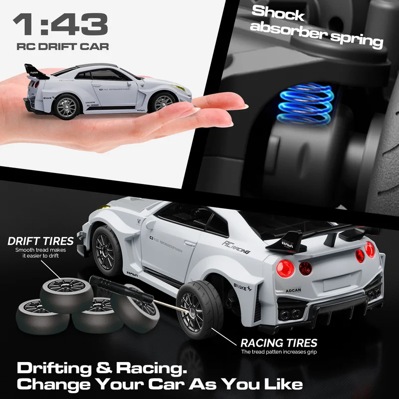 

Новый продукт 1:43RC 4wd автомобиль из дрифтового сплава с гироскопом из сплава с дистанционным управлением, игрушечный автомобиль в подарок для детей и мальчиков.