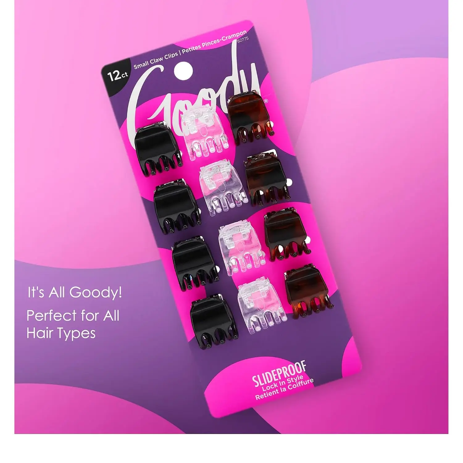 

3-Prong Half Claw Hair Clips 12 Pack, Neutral Black/Tortoise/Clear Colors, Slip Proof Non-Slip Firm Grip for Long Lasting All-Day Hold, Durable Small Hair Clips Fit All Hair Textures