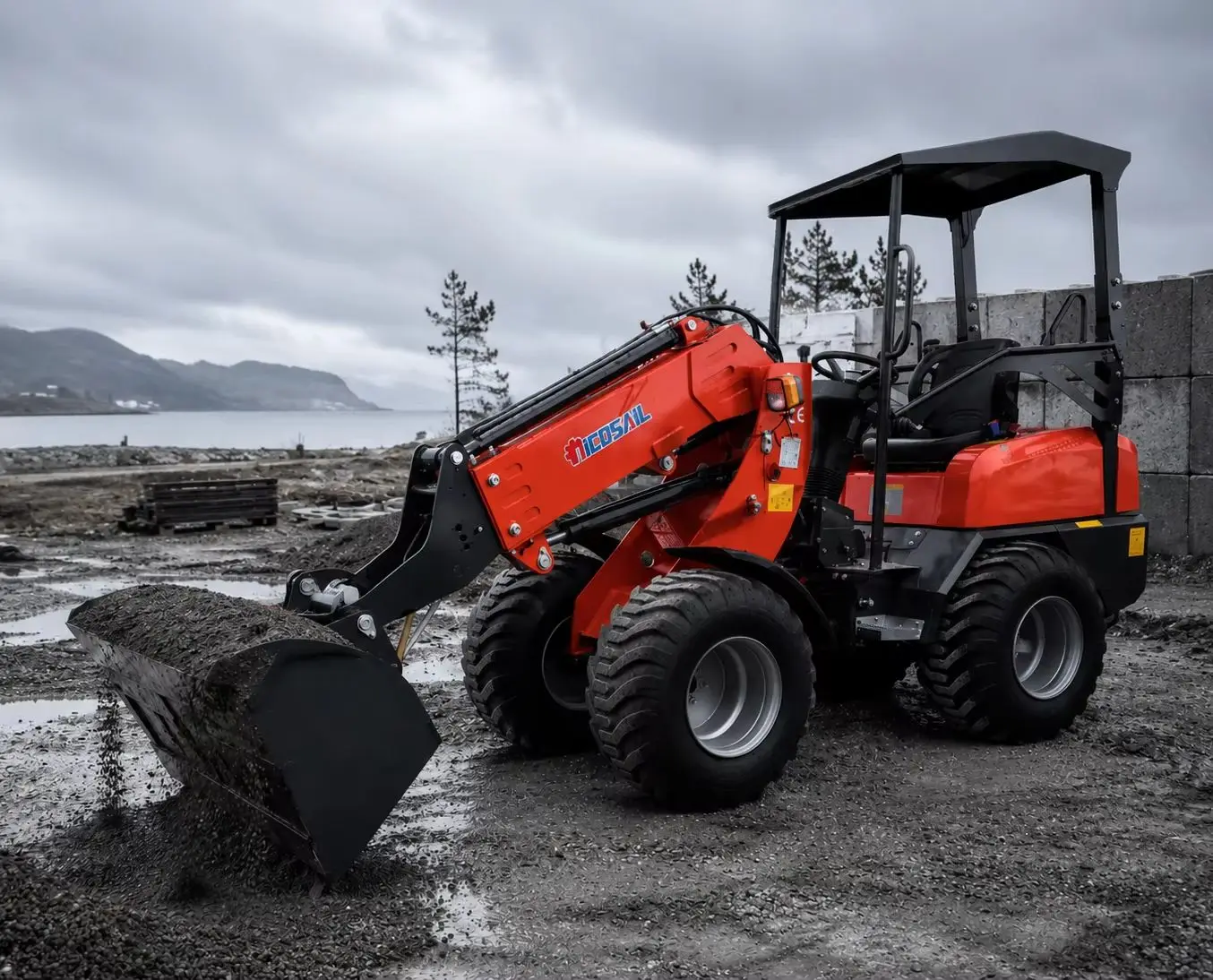 

KZL918 Telescopic Boom Loader CE Certification Euro 5 Compact Hydraulic Wheel Machine Equipment