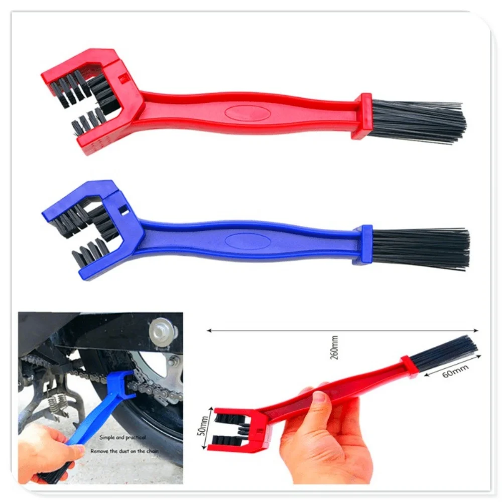 Universal Motorcycle Chain Gear Dirt Clean Brush Rim Care Tire Cleaning Tools Motorcycle Bicycle Gear Chain Maintenance Cleaner