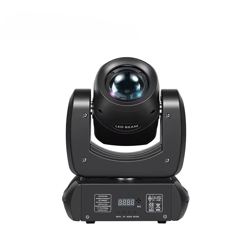 DJ LED Professional Moving Head Stage Light with Strobe 8 Colors & Patterns 12-Channel DMX512 120W for Parties & Birthday Events