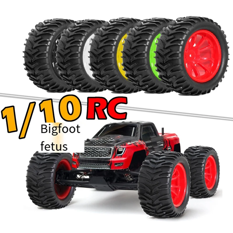 Rc Tires 1/10 Truck Tires And Wheels Remote Control Truck Tires