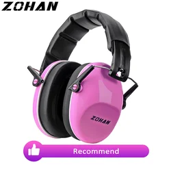 ZOHAN Kids Ear Protection Hearing Safety Noise Reduction Adjustable Earmuffs For Children Autism Hearing Sensory Issues NRR 25dB