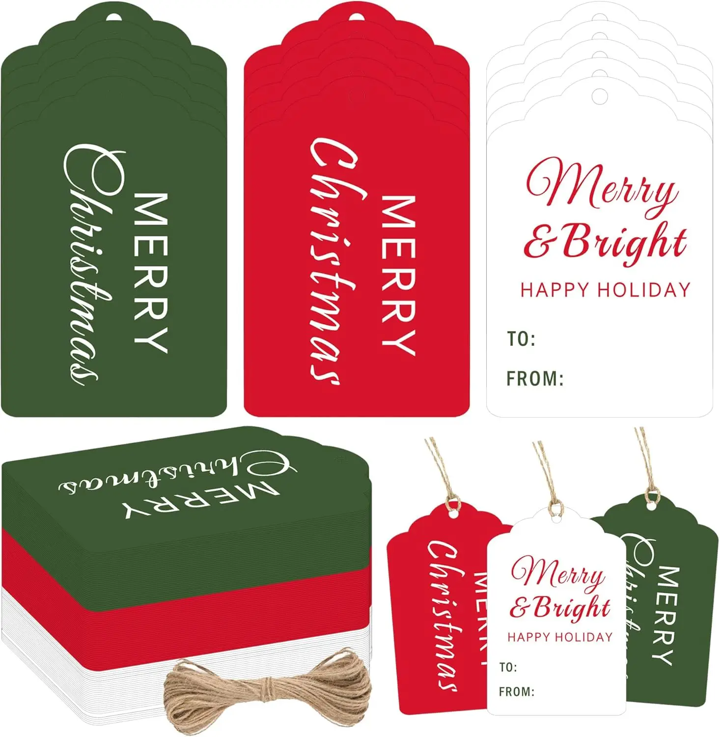 

Современные рождественские подарочные бирки, 60 шт., подарки счастливого праздника, бумажные этикетки, карты с веревкой, праздничные рождественские именные бирки, наклейки для моря