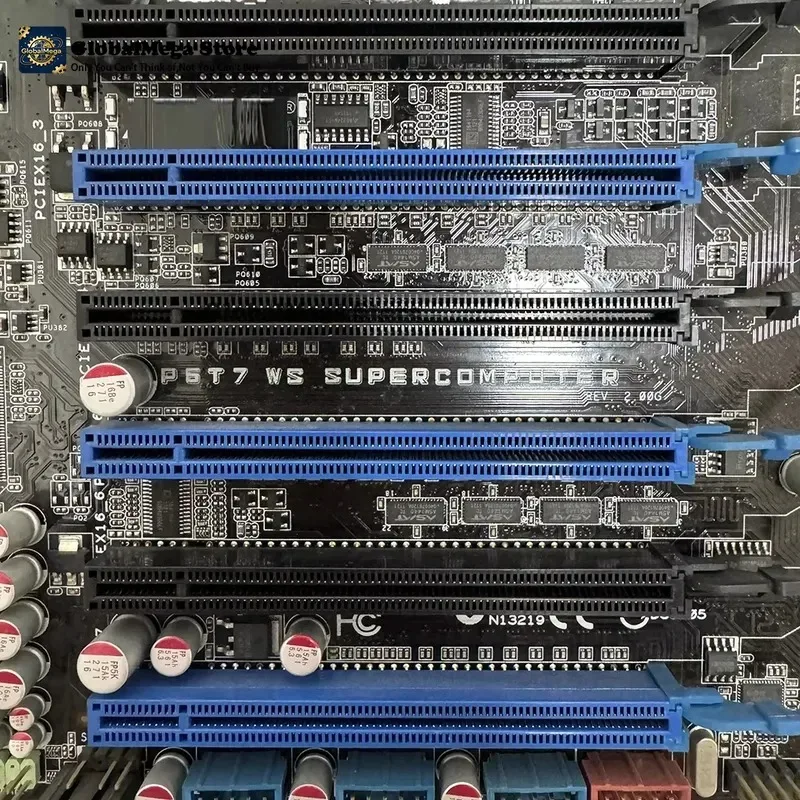 1366-pin X58 motherboard with 7 PCI-E interfaces P6T7 WS Supercomputer