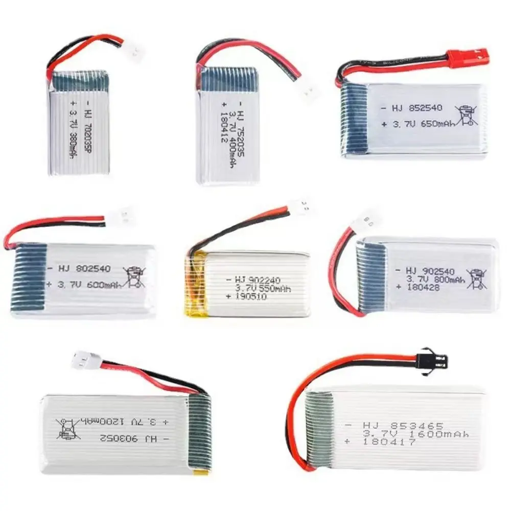 Upgrade Remote Control Aircraft Battery' 500mA 750mAh 1200mAh with Charger lithium Battery Data Cable Spare Parts
