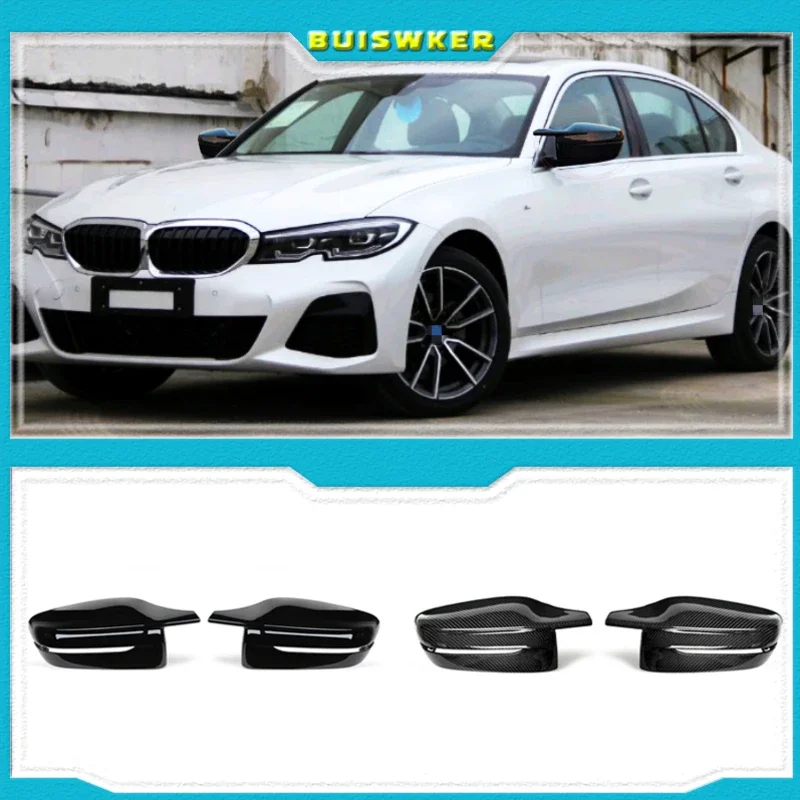 G30 G38 Bright Black Side Wing Rearview Mirror cover caps For BMW 2 3 4 5 7 Series G20 G21 G28 G22 G11 G12 G42 M4 style LHD RHD