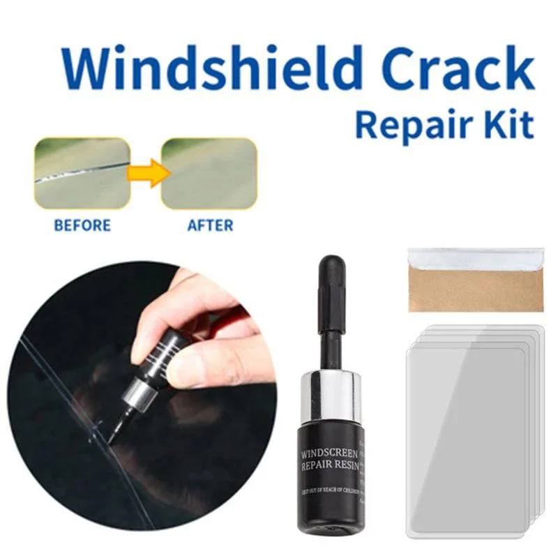 Windscreen Crack Recovery Set Car Glass Repair Kit Window Cracks Gone Remove Scratch Broken Repair Automobile Truck Motorcycles