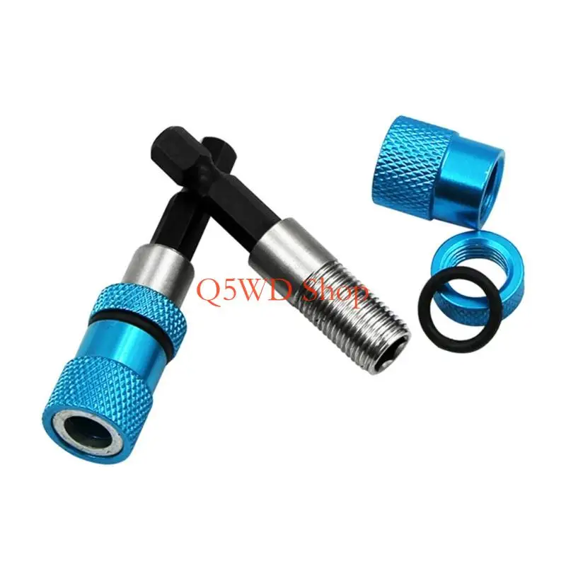 Q5WD 3Pcs Fast Detach Hexagonal Shank Rods Electric Screwdriver Extension for Secure Bit Retention Drilling