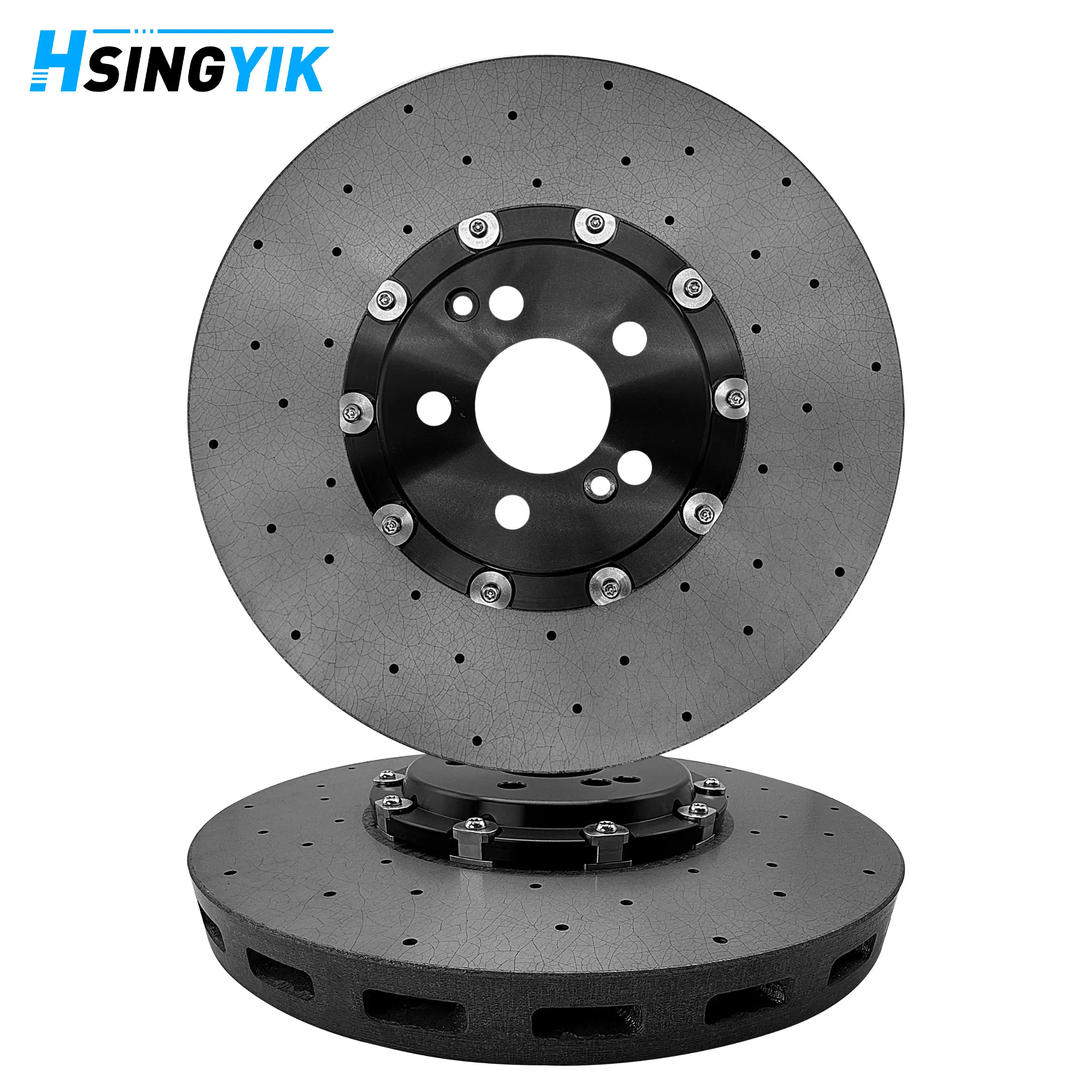 Braking System Lightweight Forged OEM A2314211612 Front 402mm 39mm Carbon Ceramic Brake Disc For Benz C63 E63 Amg W205 W213