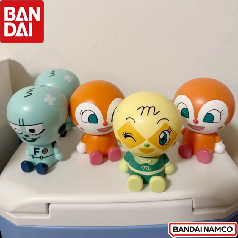 Bandai Anpanman  Dokin-chan Anime Figures Gashapon Ornament Decoration Decoration Action Figure Model Toys gift girls
