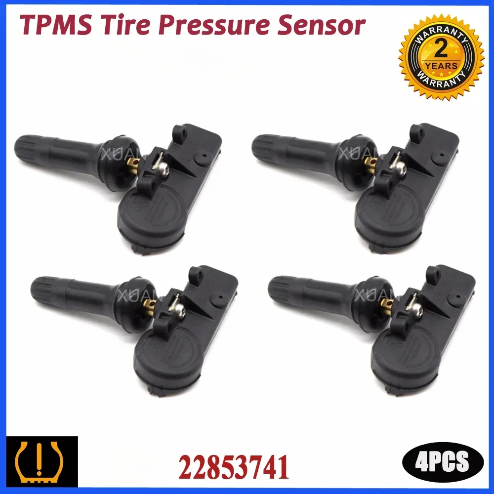 

1/4 PCS Tire Pressure Monitor Sensor TPMS For Buick Cadillac Chevy GMC 22853741 315 MHz
