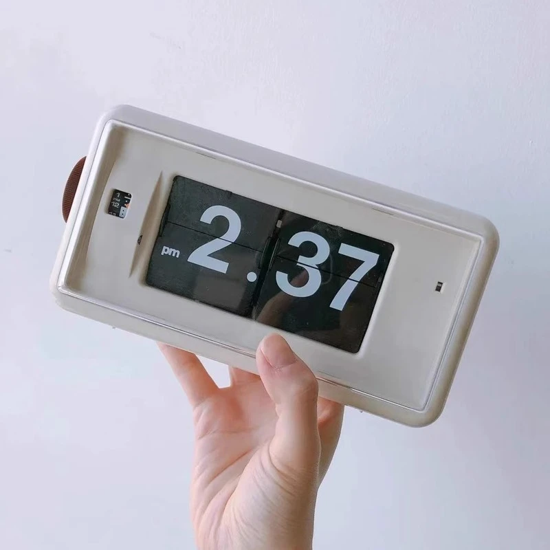 Flip Clock AL30 Seven-color QT30 Flip Clock, Digital Clock Alarm Clock