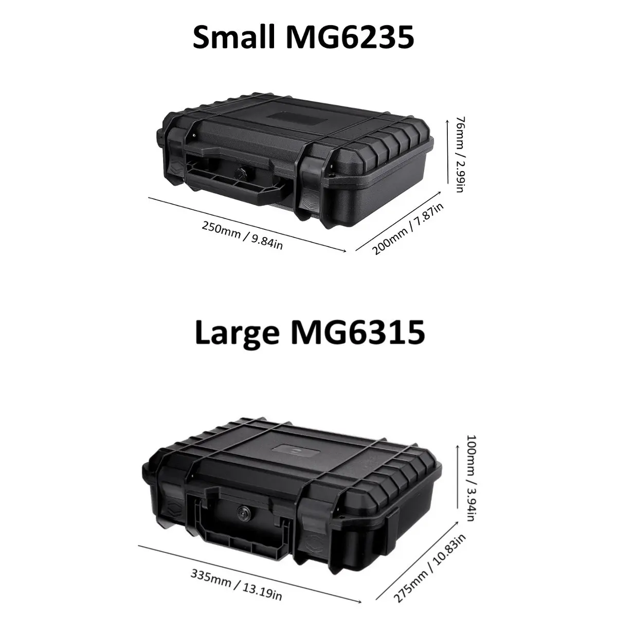 Imagem -05 - Caixa de Ferramentas Protetora Impermeável Recipiente de Armazenamento Hard Carry Flight Case Câmera Fotografia Ferramentas Storage Box Organizer