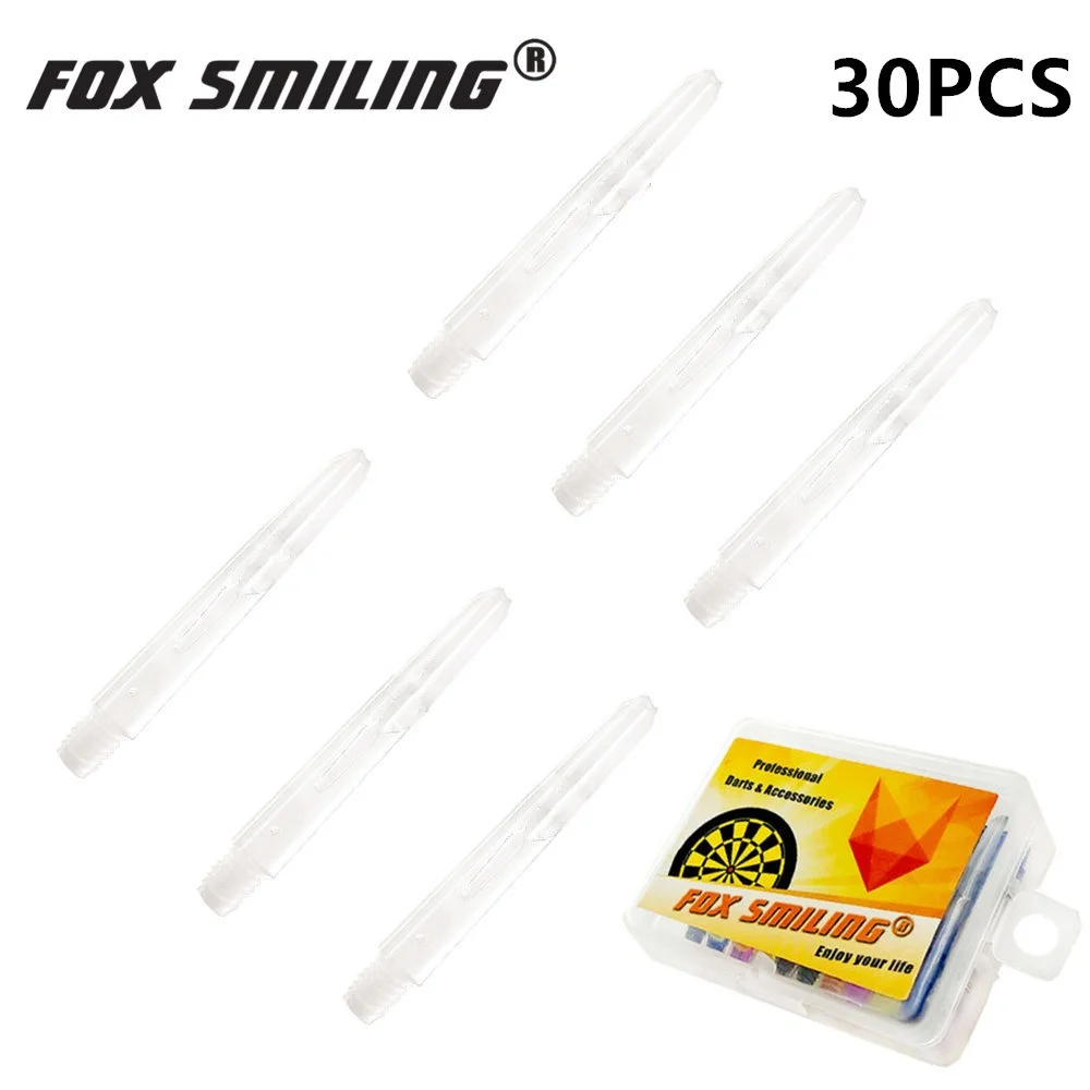 キツネ笑顔30個ダーツシャフト48/35ミリメートルナイロンプラスチック2BAネジ