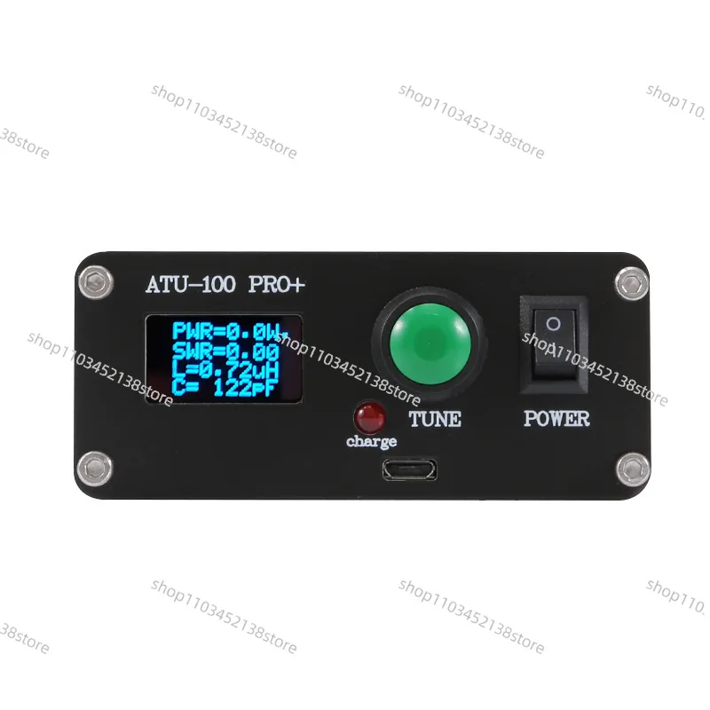 

Автоматический антенный тюнер ATU-100 Pro + 1,8-55 МГц 0,96 дюйма с готовым корпусом, перезаряжаемое издание