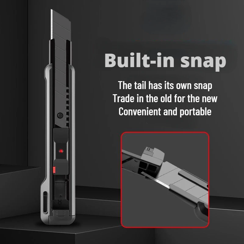 Stretch Utility Tool Paper Cutters Carbon Steel Pocket Tool Anti‑Slip with Safety Lock Handicraft DIY Sharp Pocket Knife Tools
