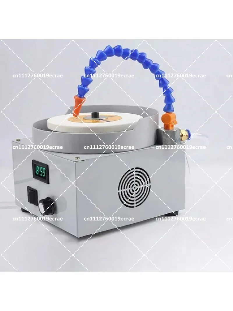150mm Electric Surface Grinder with White Alumina & Diamond Sanding Speed Adjustable Wet/Dry Polishing Machine for Precision Gri
