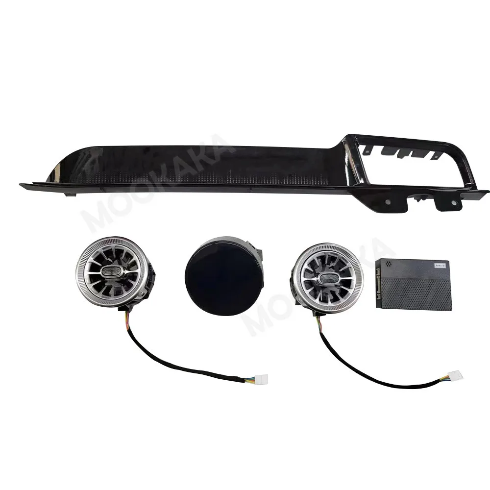 Digital Virtual Cockpit For Ford Mustang 2011~2018 LCD Small Instrument Panel Front Passenger Ambient Light And Turbo Air Vent