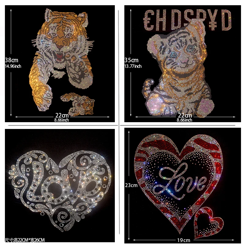 tシャツ、スウェットシャツ、セーター、コートにアイロンで接着するdiy服飾アクセサリー、ファッショナブルな大きなパッチ