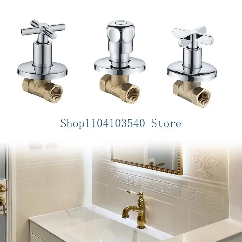 02DC Bathroom Efficient Shower Water Adjuster Water Stops Valves for Shower Head Hand Shower Bathroom Accessories