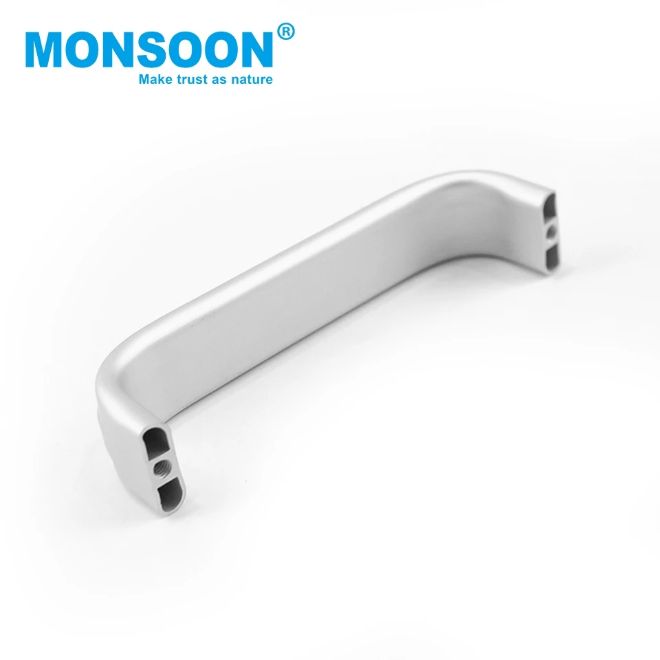 Furniture Fitting Bedroom Furniture Cupboard Closet Drawer Wardrobe Aluminum Profile Sliver Pull Dresser Kitchen Cabinet Handles