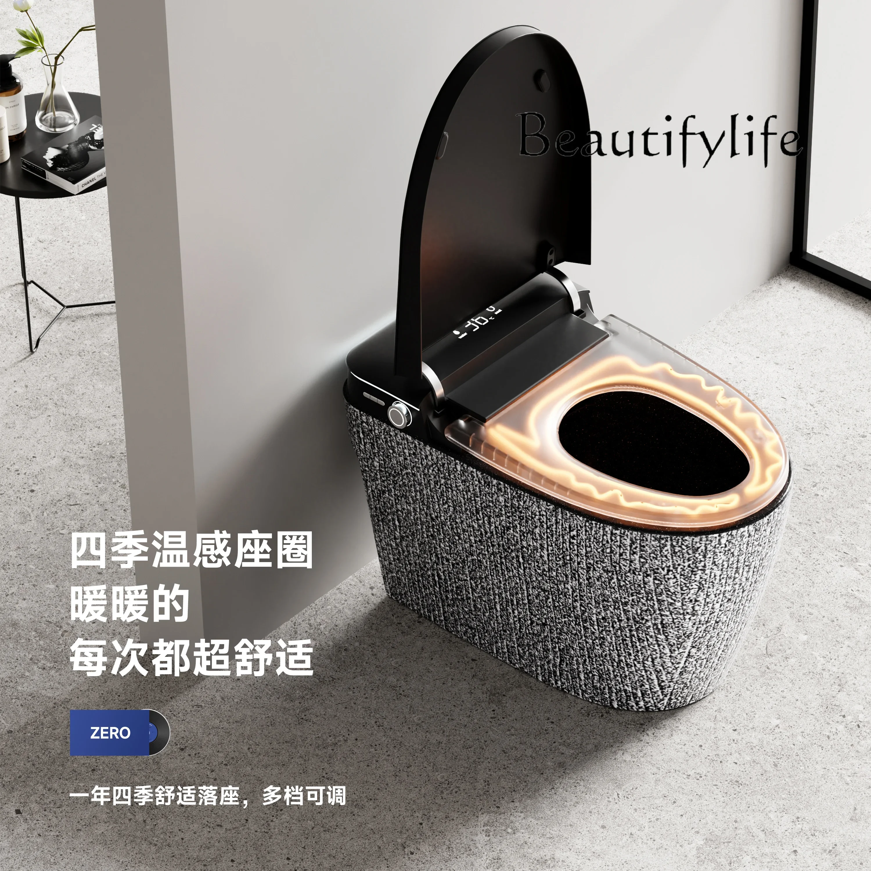 

BJ C New French Retro Home Smart Toilet Fully Automatic Integrated Electric Toilet No Water Pressure Limit Toilet