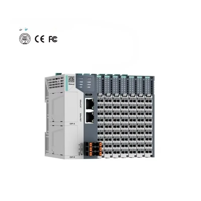 Wecon EtherCAT Card Type PLC A500 Series A521-0808N-D 24VDC Power, High Speed Transistor Output, Support IL/LD/FB/FC/ST