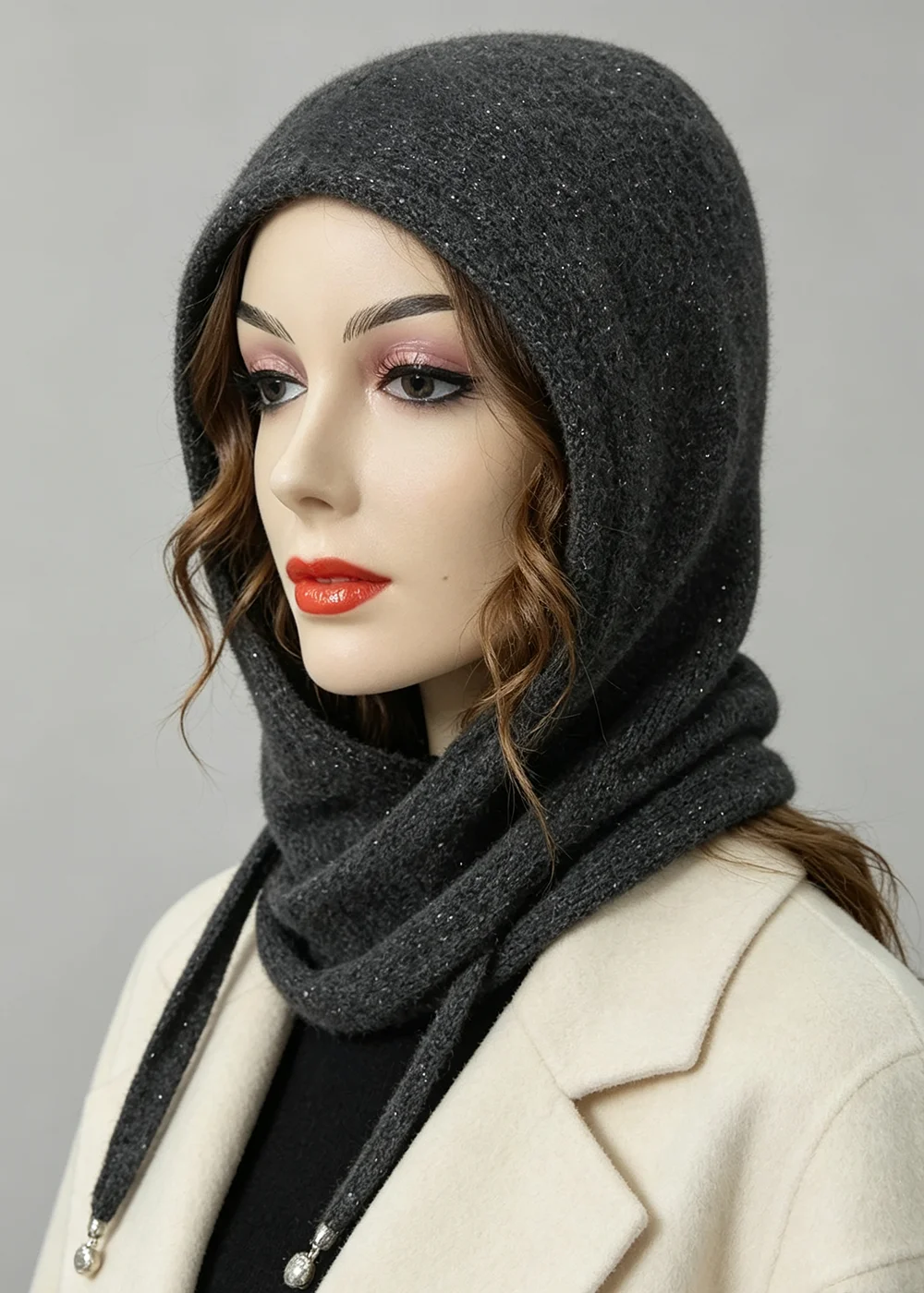 2025 new fashion wool Beanies Soft Warm Fluffy Winter Hat for Women Knitted Hat Skullies Beanies Female Bonnet Woman Knit Cap