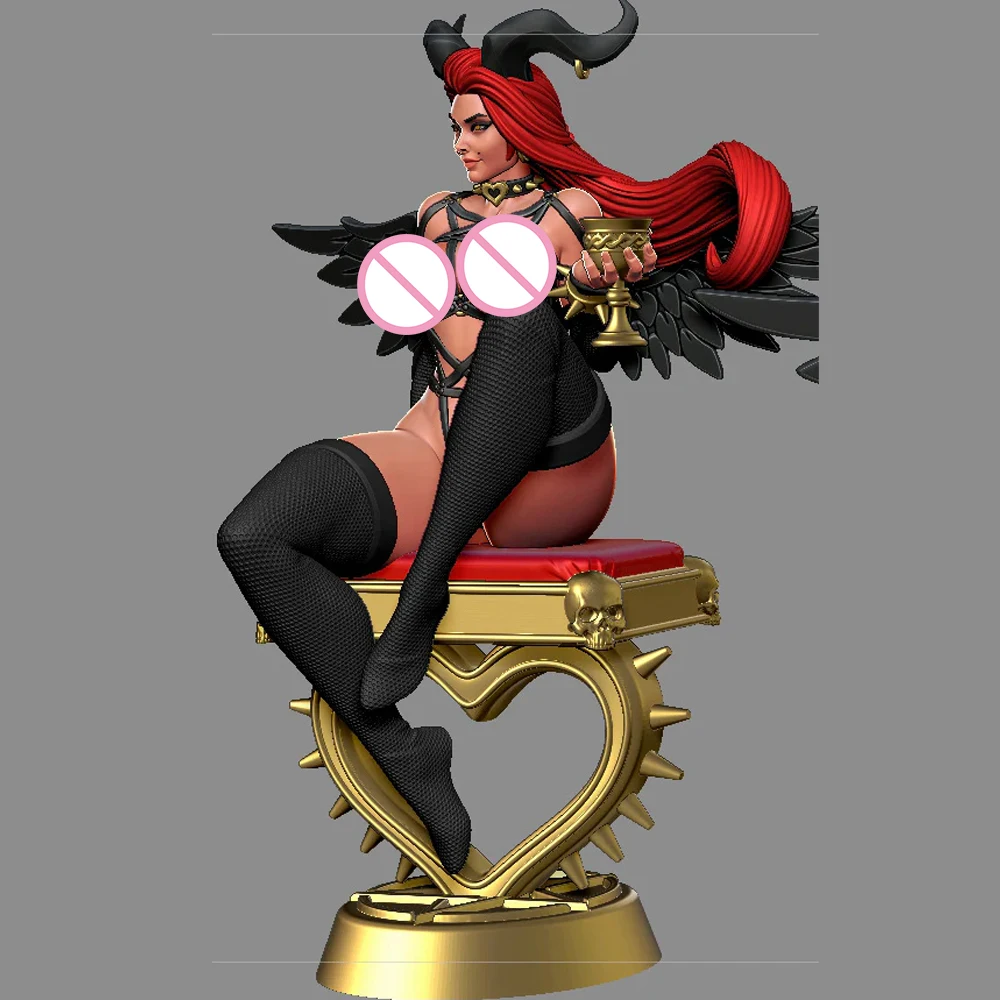 1:24 Belle Succubus NSFW 3d Print Resin Toy Kit Gk Unpainted Figurine WaiFu Diy Unassembled Statue Figures Model Toy