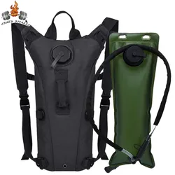Tactical Hydration Pack Backpack Water-proof Nylon Water Bag with 3 Liter Bladder Outdoor Equipment for Hiking Cycling Climbing