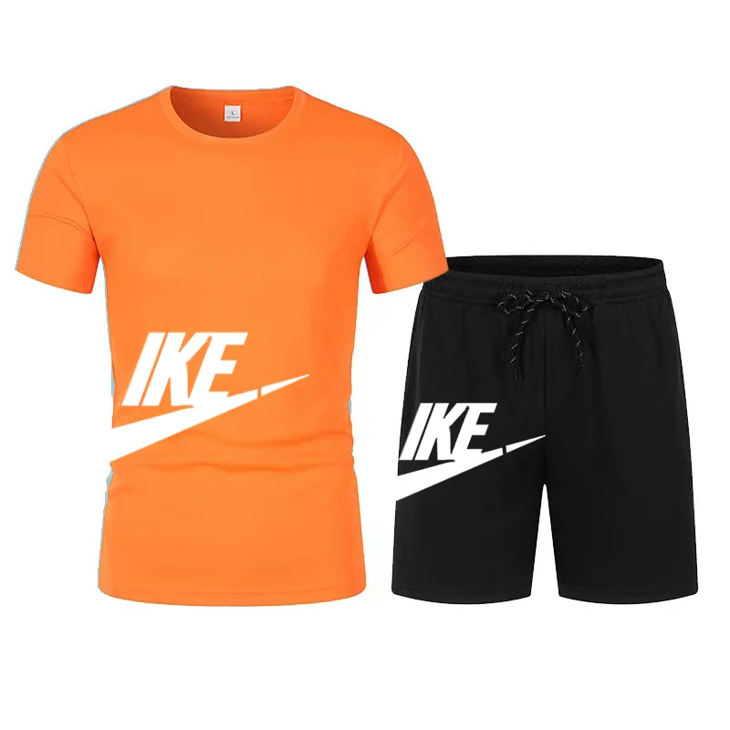 Summer Brand Men's Sets Fashion Tracksuit Men Short Sleeve T Shirts+Sport Shorts Suit Men Casual Men Clothing Mens Joggers Sets