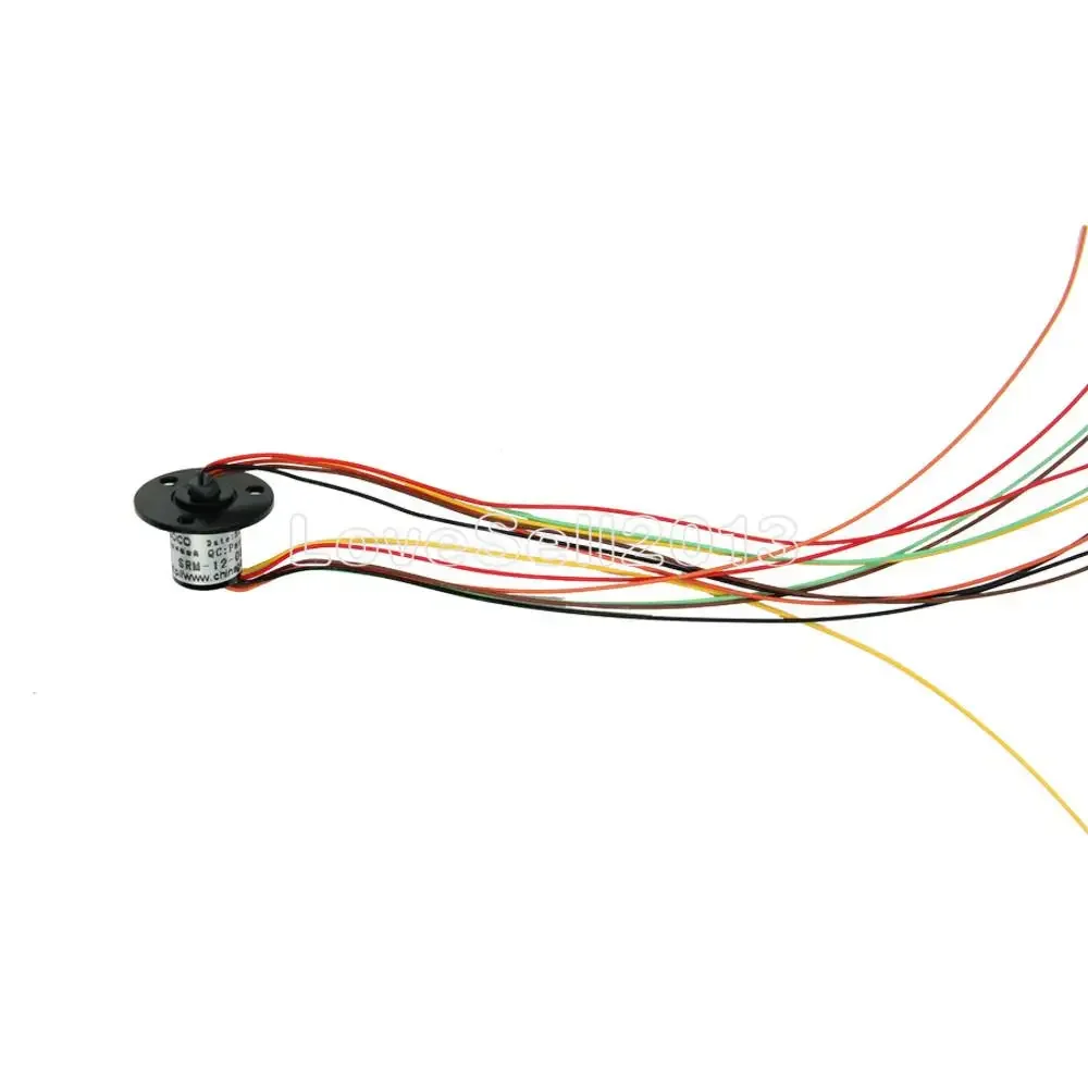 12.5mm 300Rpm 6 Wires CIRCUITSx2A Capsule Slip Ring AC 240V for Monitor Robotic Arduino Module